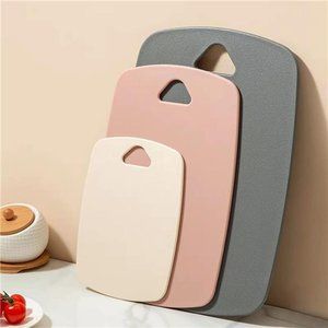 Cutting Boards, Plastic Cutting Board Set of 3, Thick Chopping Boards (Pink)